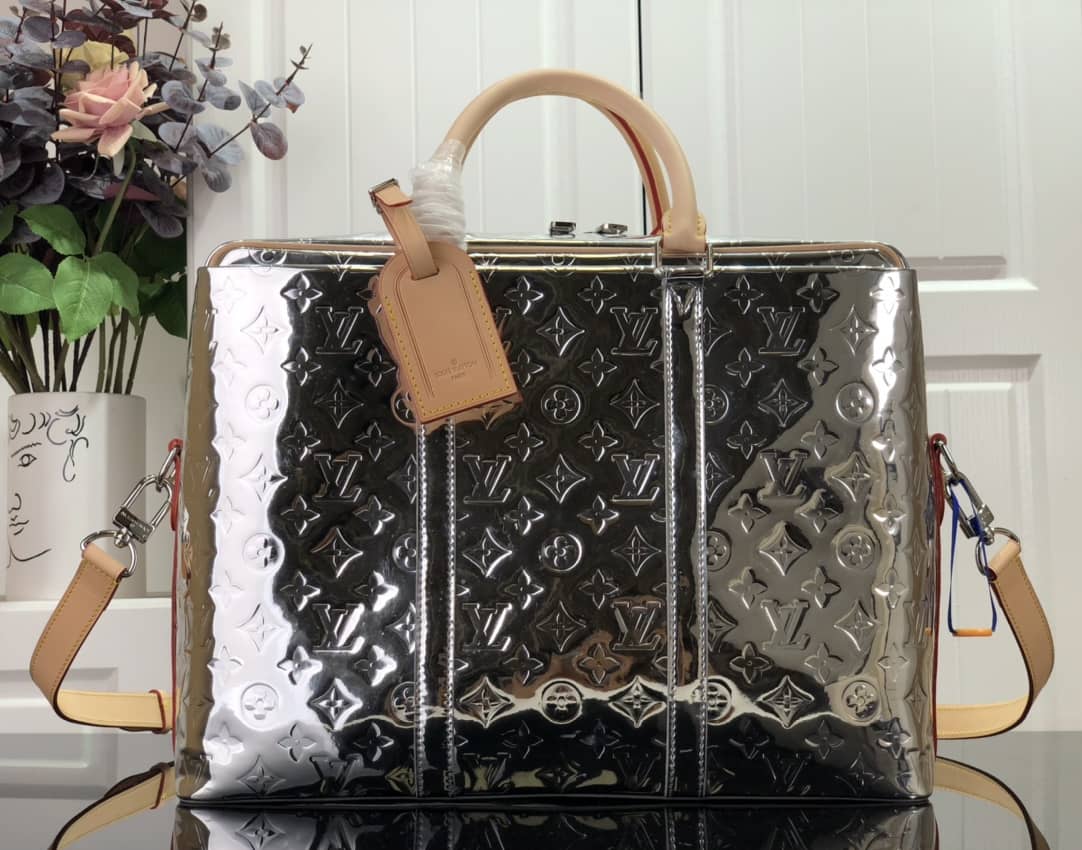 Louis Vuitton Monogram Mirror Coated Canvas Neo Porte Documents Voyage Replica M58755