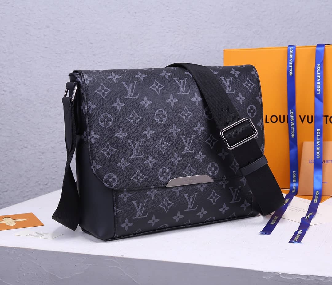 Louis Vuitton PM Explorer Monogram Eclipse Canvas Messenger Bag Replica M40565