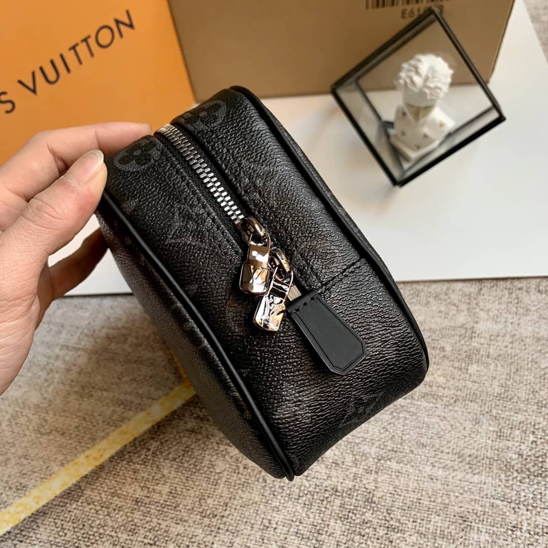 Louis Vuitton GM Monogram Eclipse Toiletry Bag Replica M43383