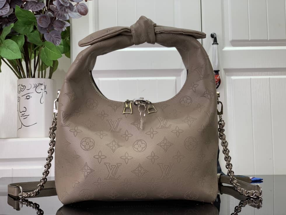Louis Vuitton Why Knot PM Mahina Leather M20701 Replica Hobo