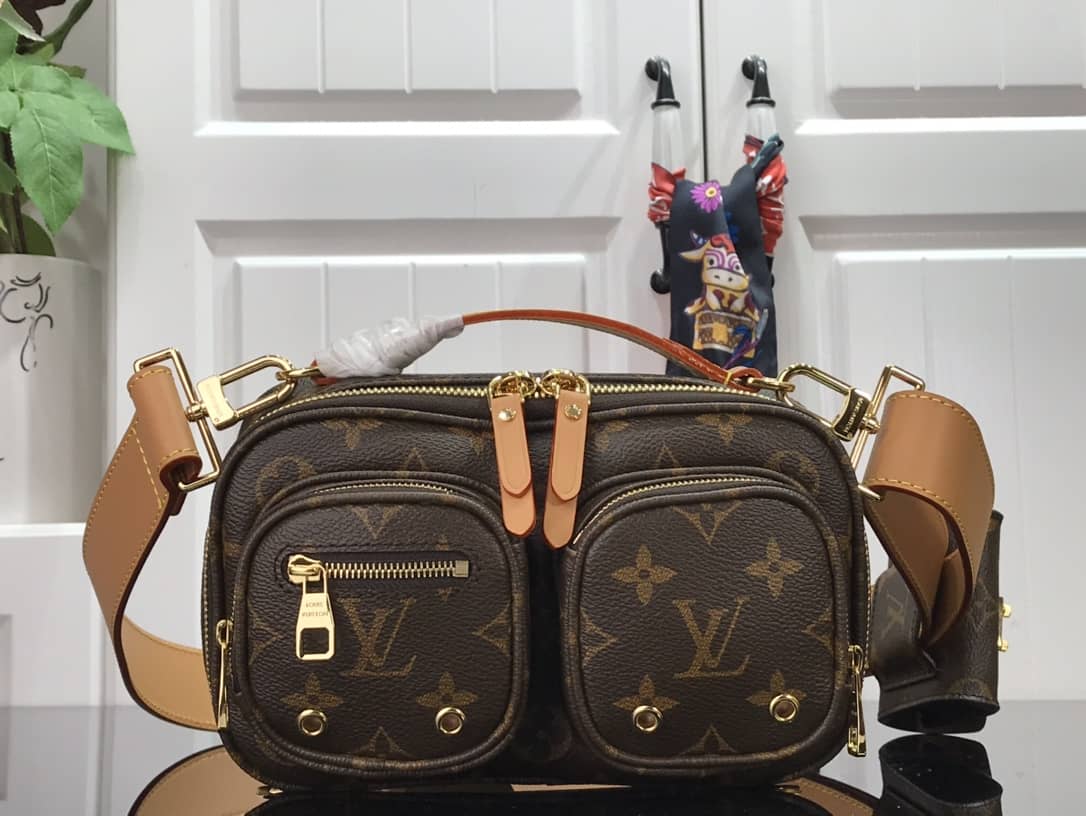 Best Replica Louis Vuitton Monogram Geronimos Utility Crossbody Bag Replica M45672(ColaReps)