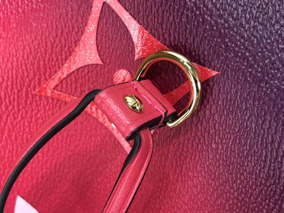 Louis Vuitton Neverfull Dupe Leather Midnight Fuchsia M20511