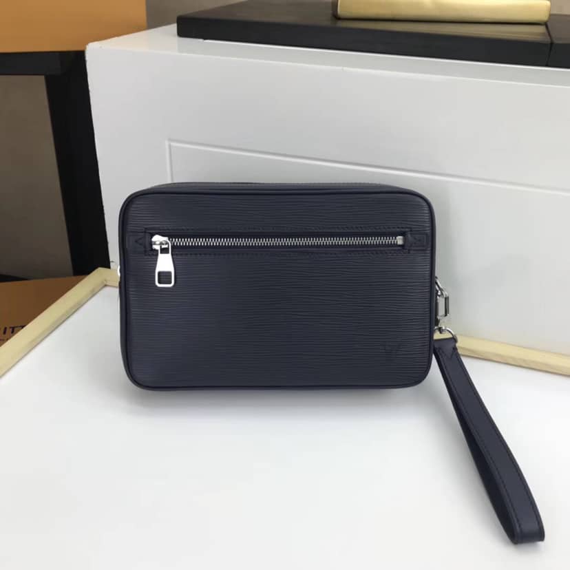 Louis Vuitton Kasai Clutch Epi Leather Replica Blue M51726