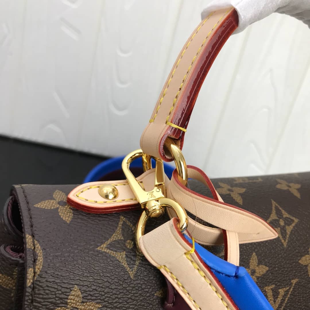 Louis Vuitton Cluny BB Monogram Canvas Shoulder Handbag Replica Purple M42738