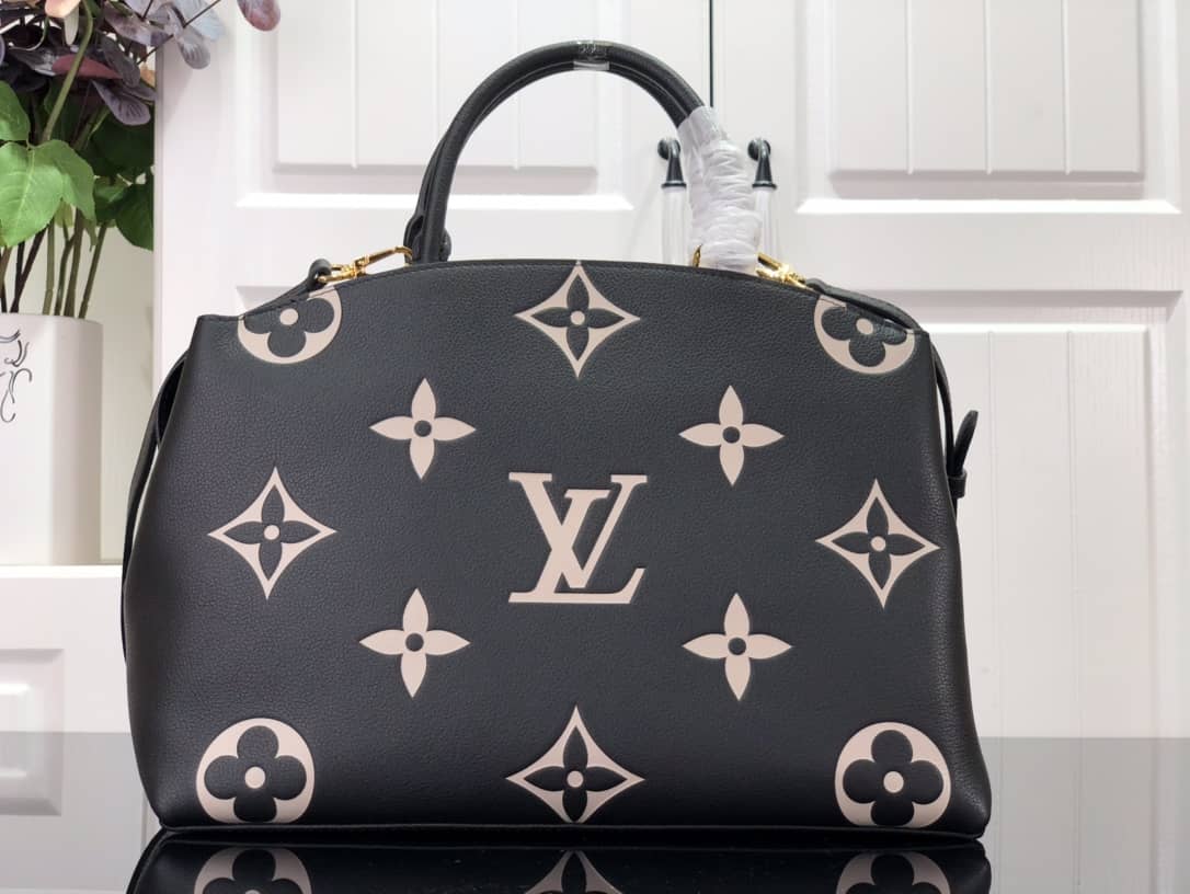 Louis Vuitton Grand Palais Monogram Empreinte Bag Replica Black M45811