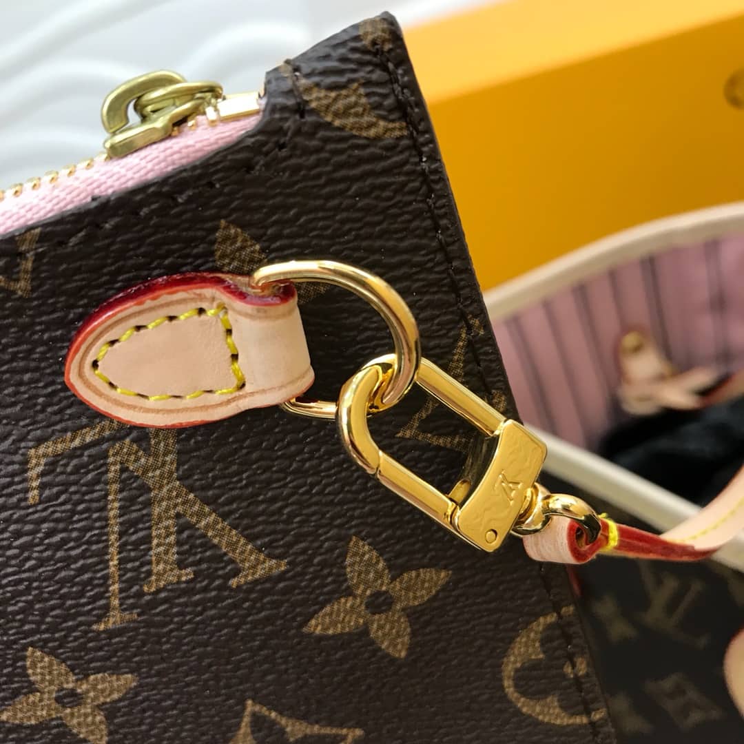 Louis Vuitton Monogram Neverfull MM Bag Replica Pink M40995