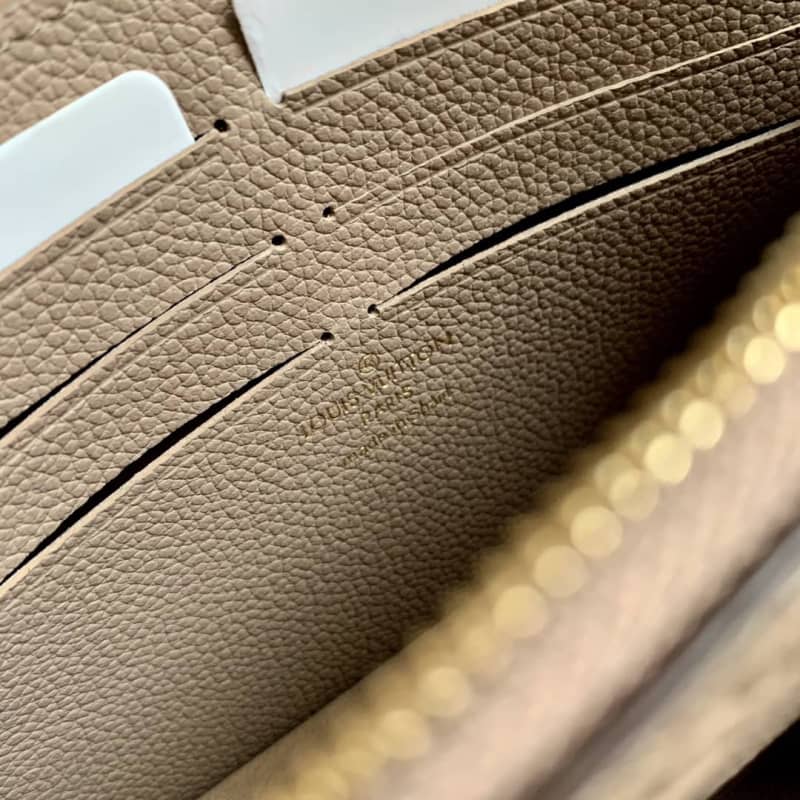 Louis Vuitton Monogram Empreinte Vavin Chain Long Wallet Replica Apricot M67839