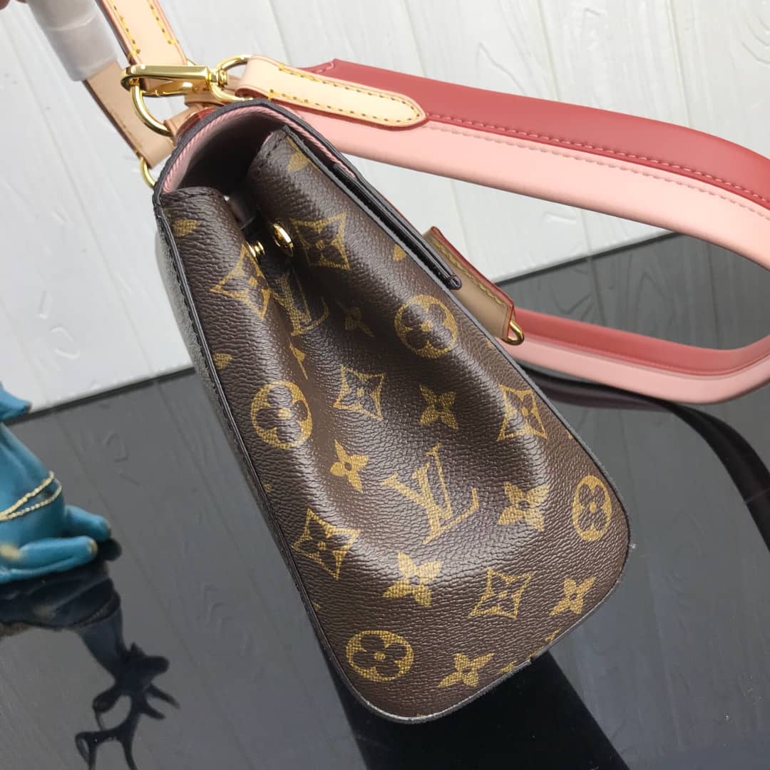 Louis Vuitton Cluny BB Monogram Canvas Shoulder Bag Replica Pink M42738