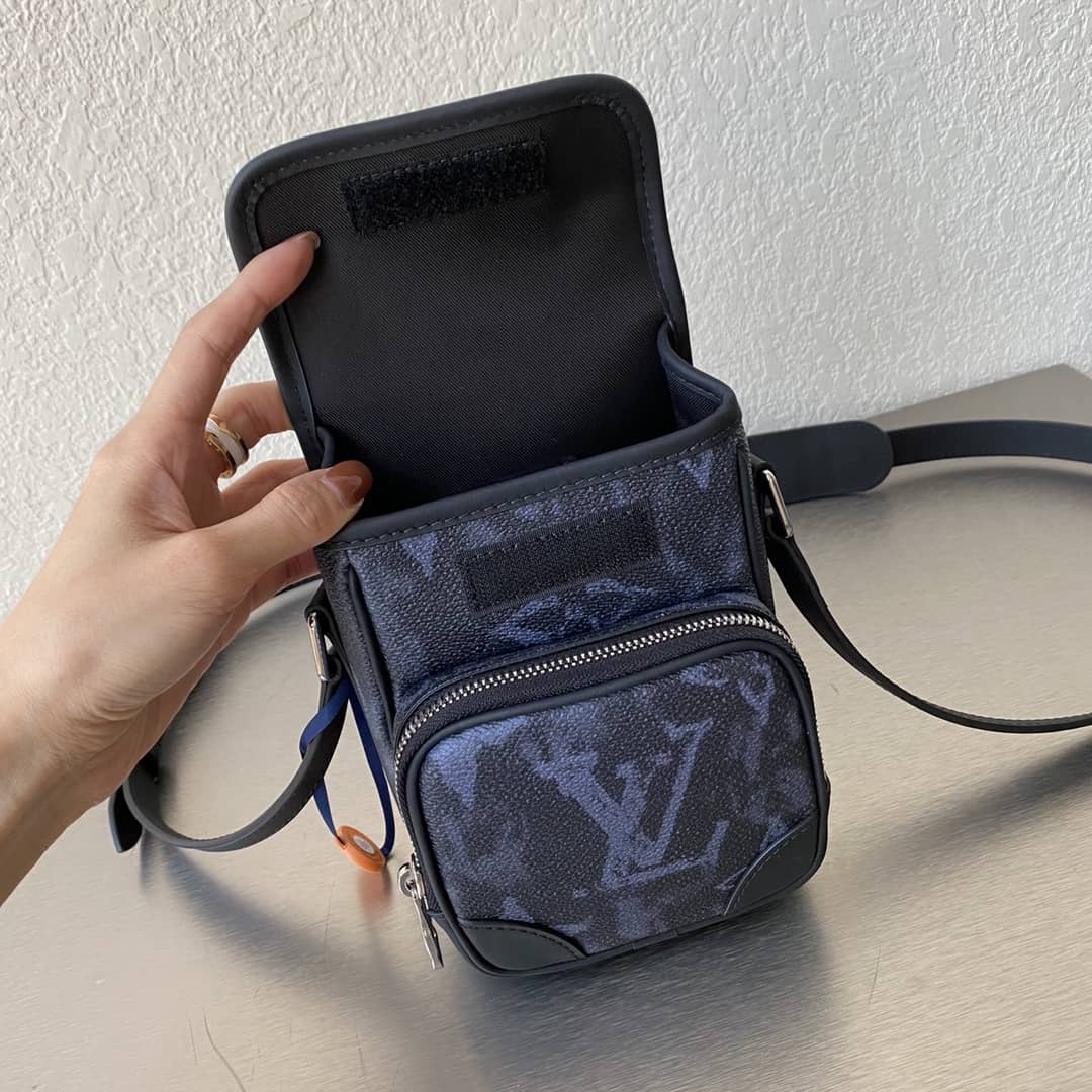 Louis Vuitton Monogram Pastel Noir Coated Canvas Replica Bag 69538