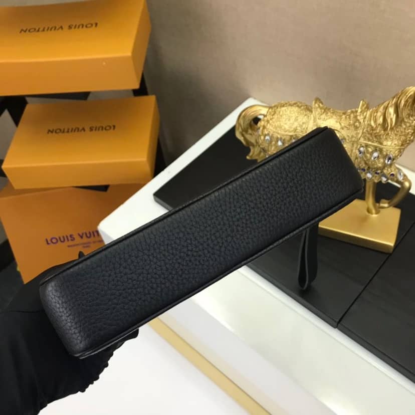 Louis Vuitton Damier Graphite Pochette Kasai Clutch Replica Black N41664