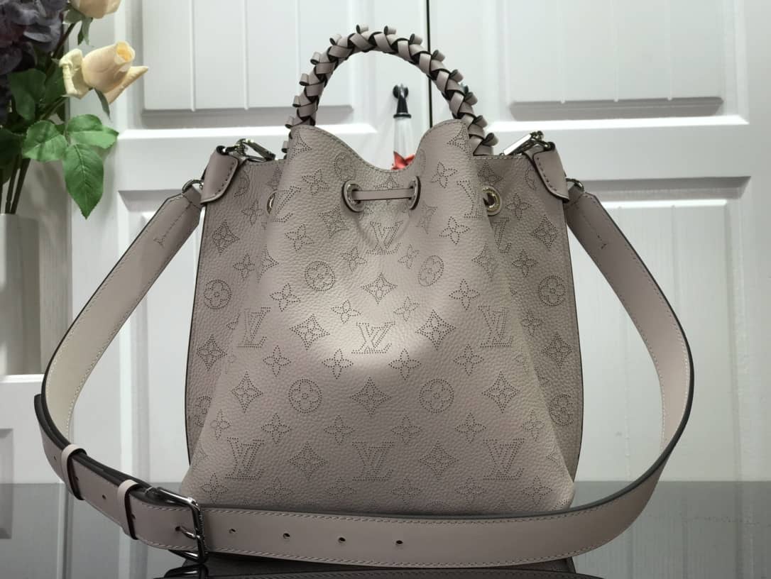 Louis Vuitton Mahina Muria Replica Handbag Gray M55801