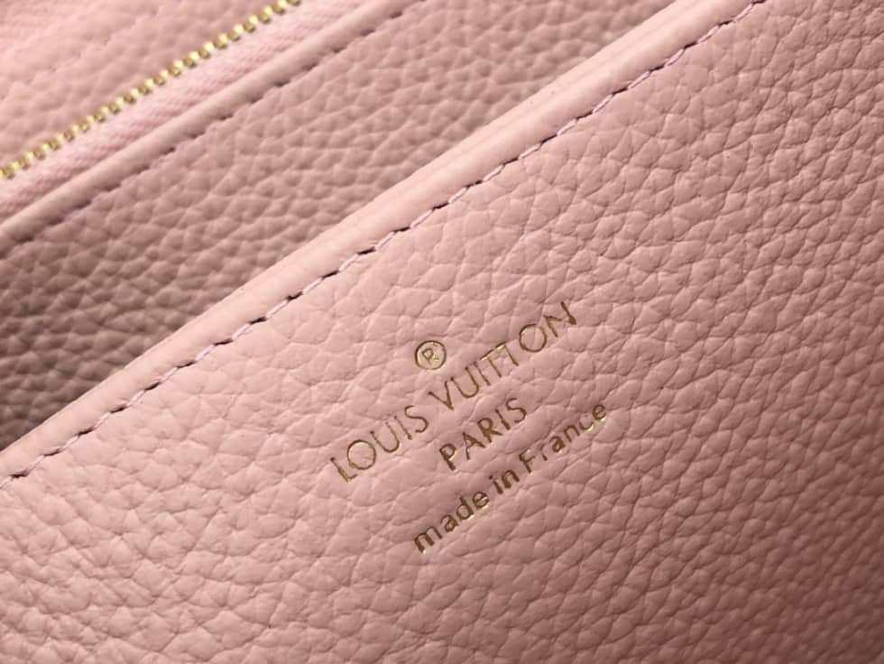 Louis Vuitton Wallet Dupe Zippy Monogram Empreinte Leather Pink M81141