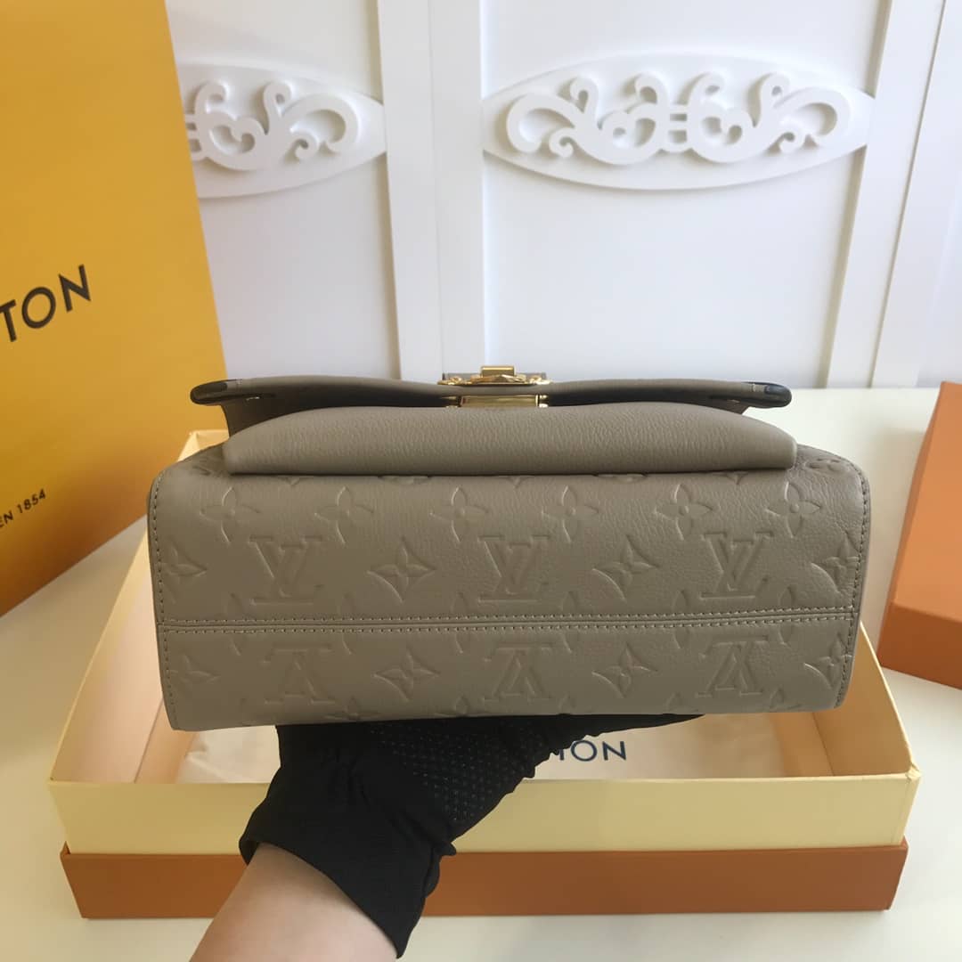 Louis Vuitton Monogram Empreinte Vavin PM Chain Replica Shoulder Bag Khaki M44151