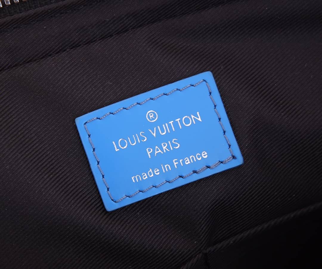 Louis Vuitton Alpha Damier Graphite Giant Messenger Bag Replica Blue N40408