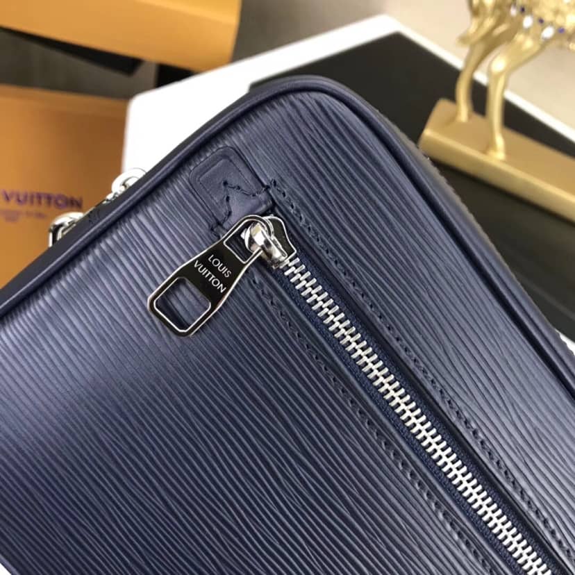 Louis Vuitton Kasai Clutch Epi Leather Replica Blue M51726