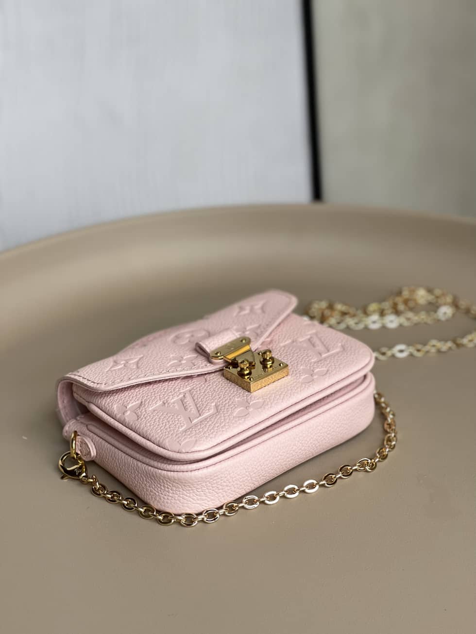 Louis Vuitton Micro Métis Monogram Empreinte Leather 2WAY Chain M81389 Replica Crossbody Bag