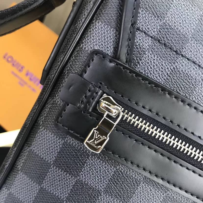 Louis Vuitton Damier Graphite Daniel MM Replica Shoulder Bag N58029