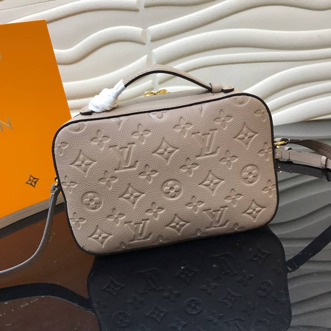 Louis Vuitton Monogram Empreinte Saintonge Replica Bag Gray M44606