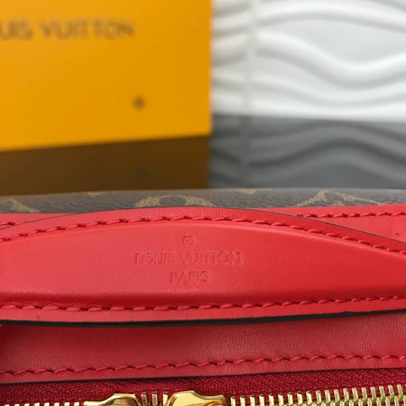Louis Vuitton Saintonge Monogram Canvas Replica Shoulder Bag Red M43557
