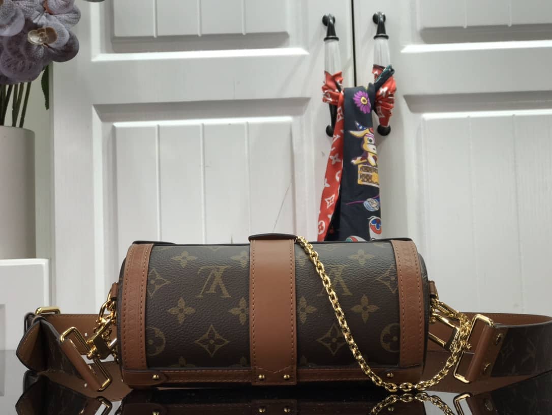Louis Vuitton Papillon Trunk Monogram Chain Replica Crossbody Bag M57836