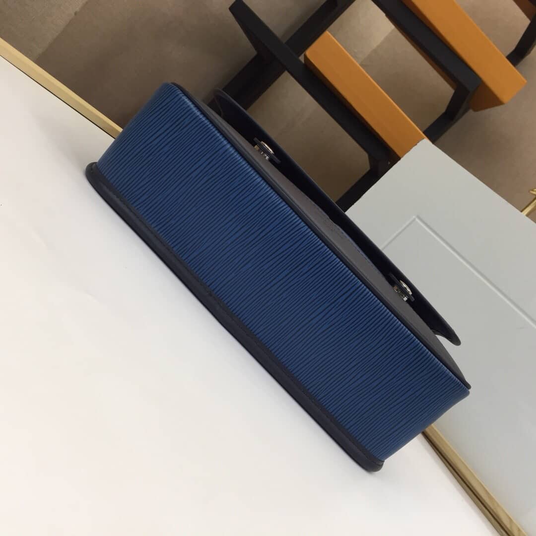 Louis Vuitton Epi Downtown PM Messenger Bag Replica Blue M53492