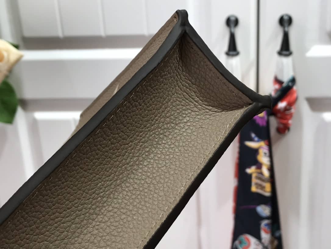 Louis Vuitton Monogram Petit Sac Plat Bag Replica Gray M80449