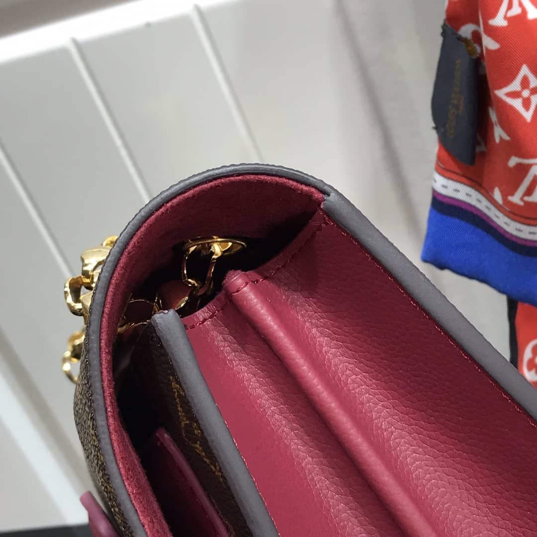 Louis Vuitton Monogram Canvas Victoire Chain Bag Replica Purple M41731