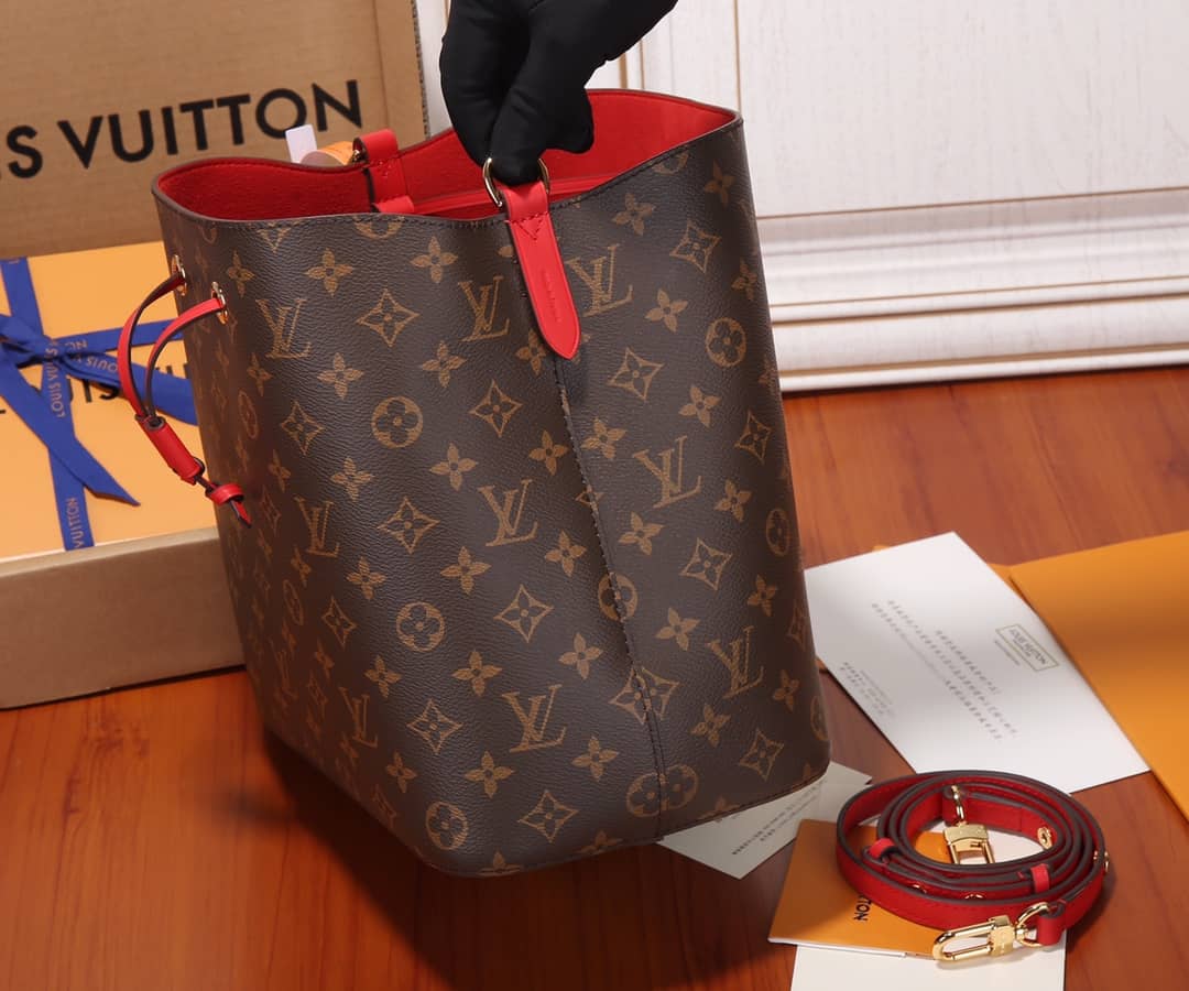 Louis Vuitton Neo Noe Replica Bucket Bag Brown M44021