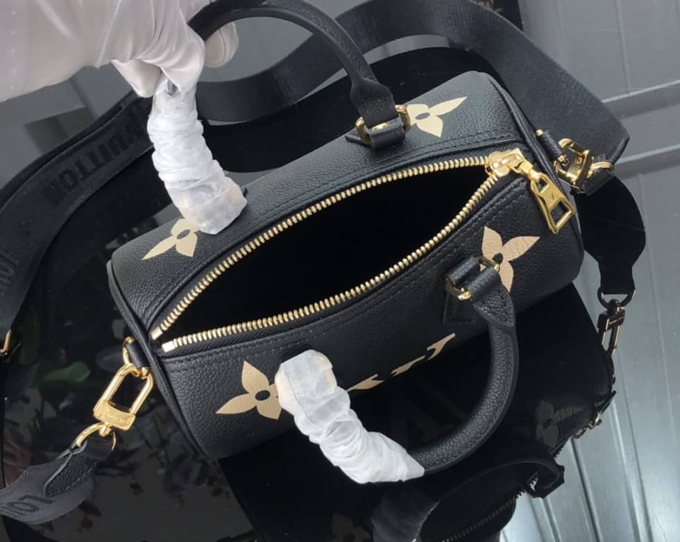 Louis Vuitton Papillon BB Bicolour Monogram Empreinte Leather M46031 Replica Shoulder Bag