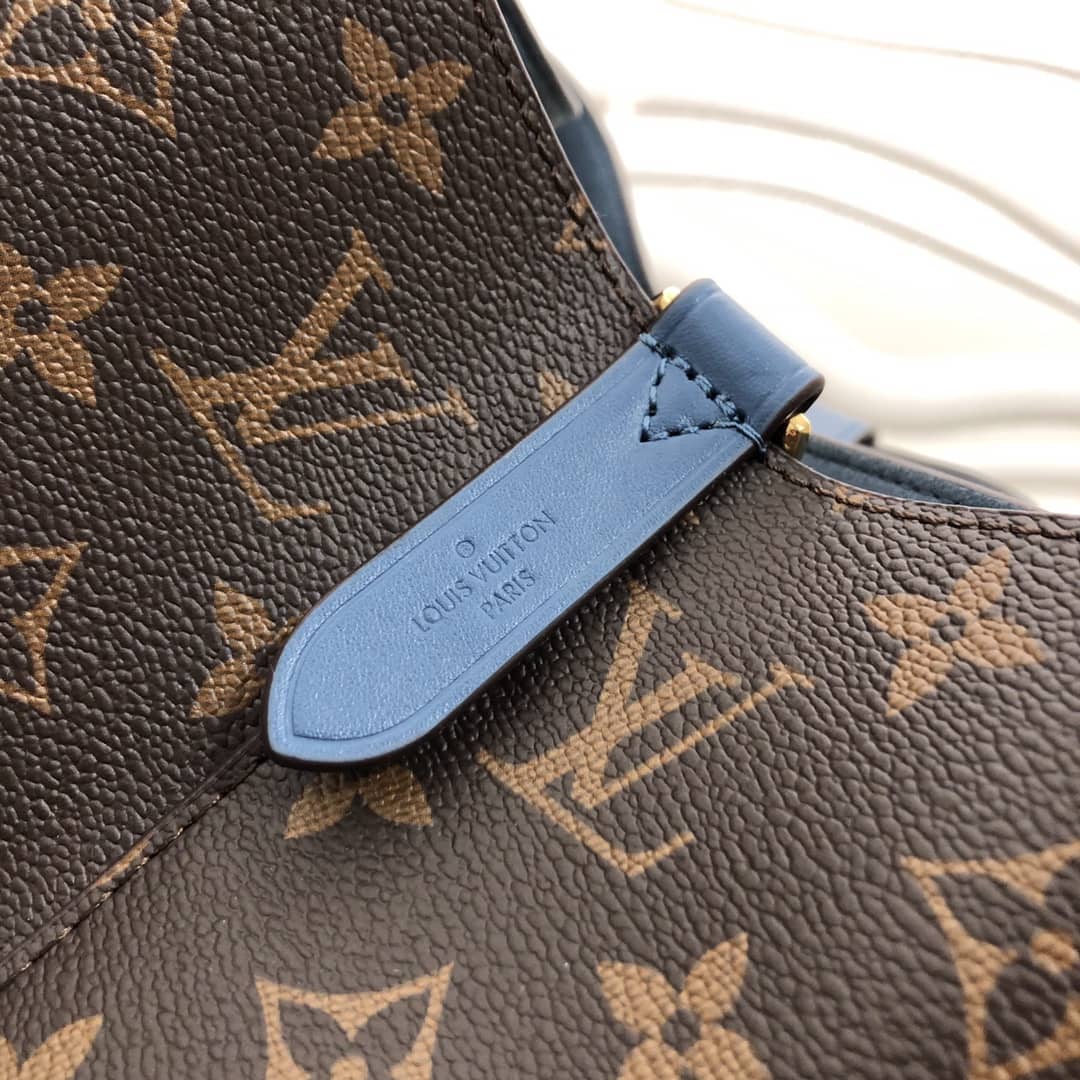 Louis Vuitton Neonoe Replica Bucket Bag Brown Blue M44020