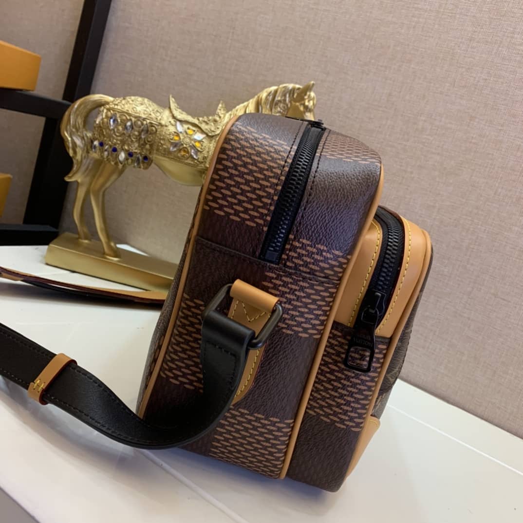 Louis Vuitton x Nigo Giant Monogram Messenger Replica Bag M44757