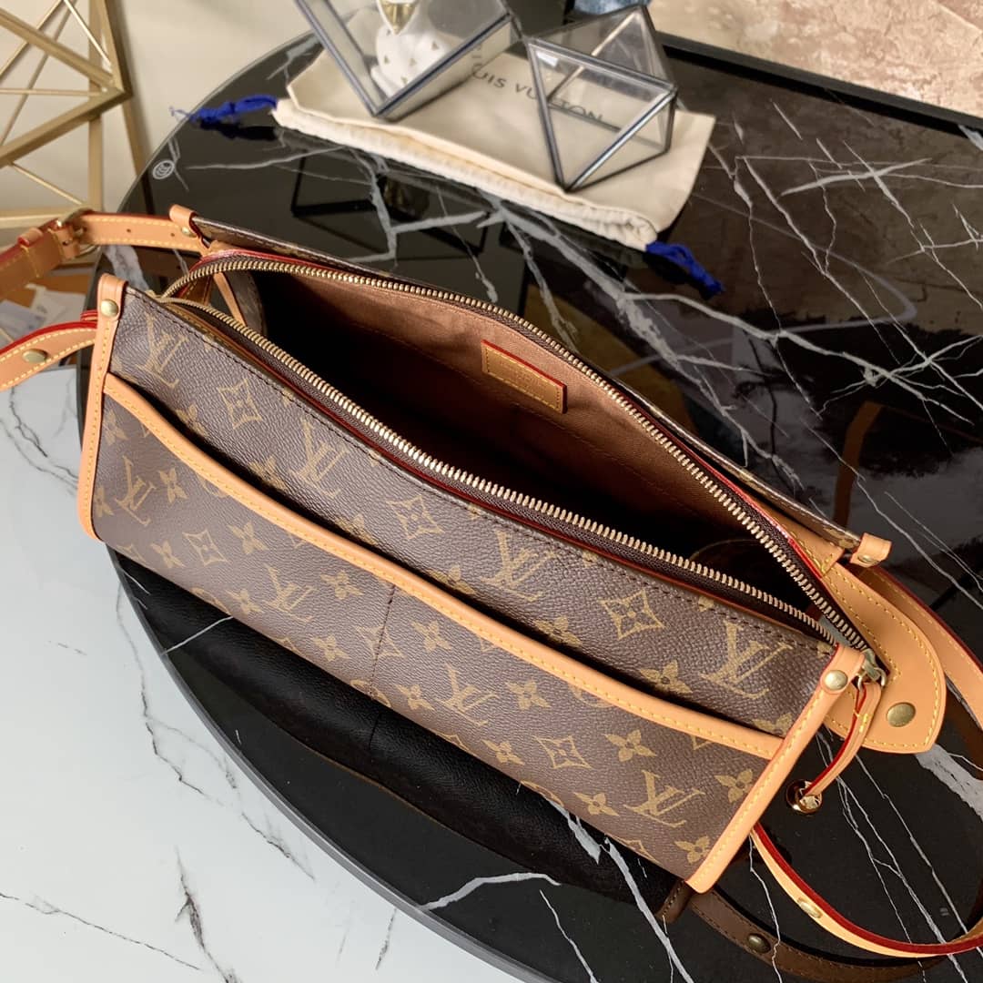 Louis Vuitton Monogram Popincourt Long Shoulder Bag Replica M40008
