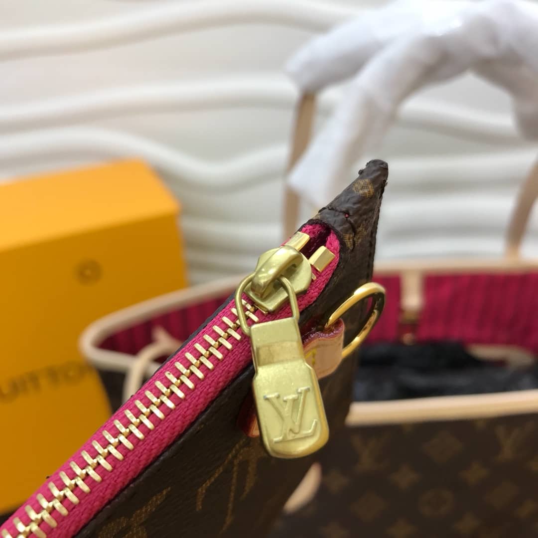 Louis Vuitton Monogram Neverfull MM Bag Replica Pink M40995