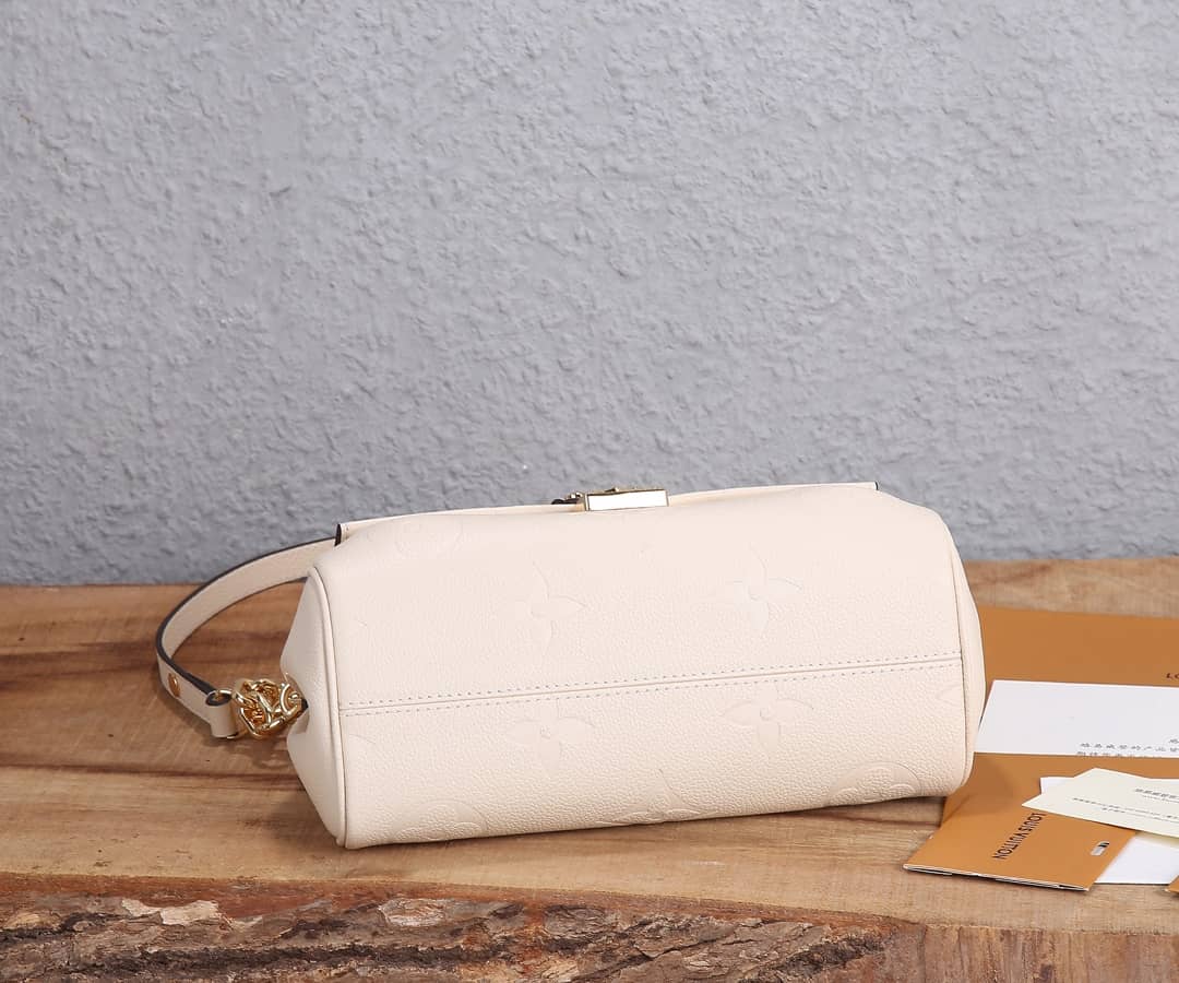 Louis Vuitton Favorite Monogram Empreinte Leather Replica Shoulder Bag White M45813
