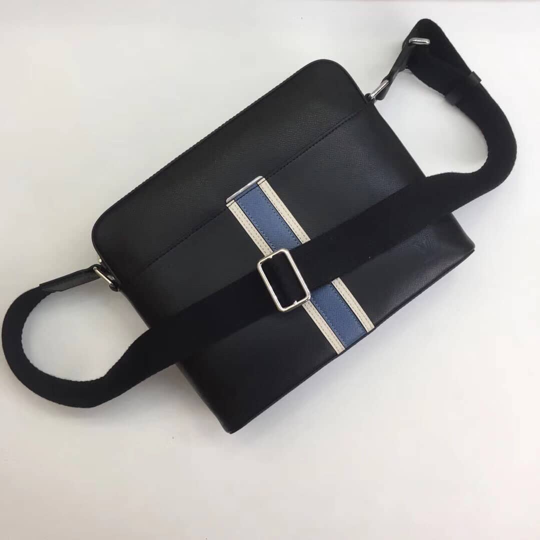 Louis Vuitton Anton Messenger PM Taiga Leather Replica Bag M34411