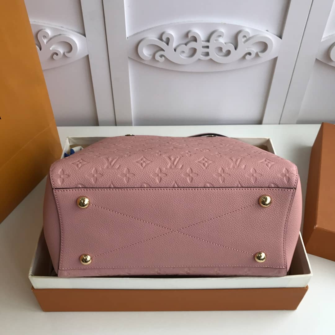 Louis Vuitton Monogram Montaigne MM Shoulder Bag Replica Pink M41048