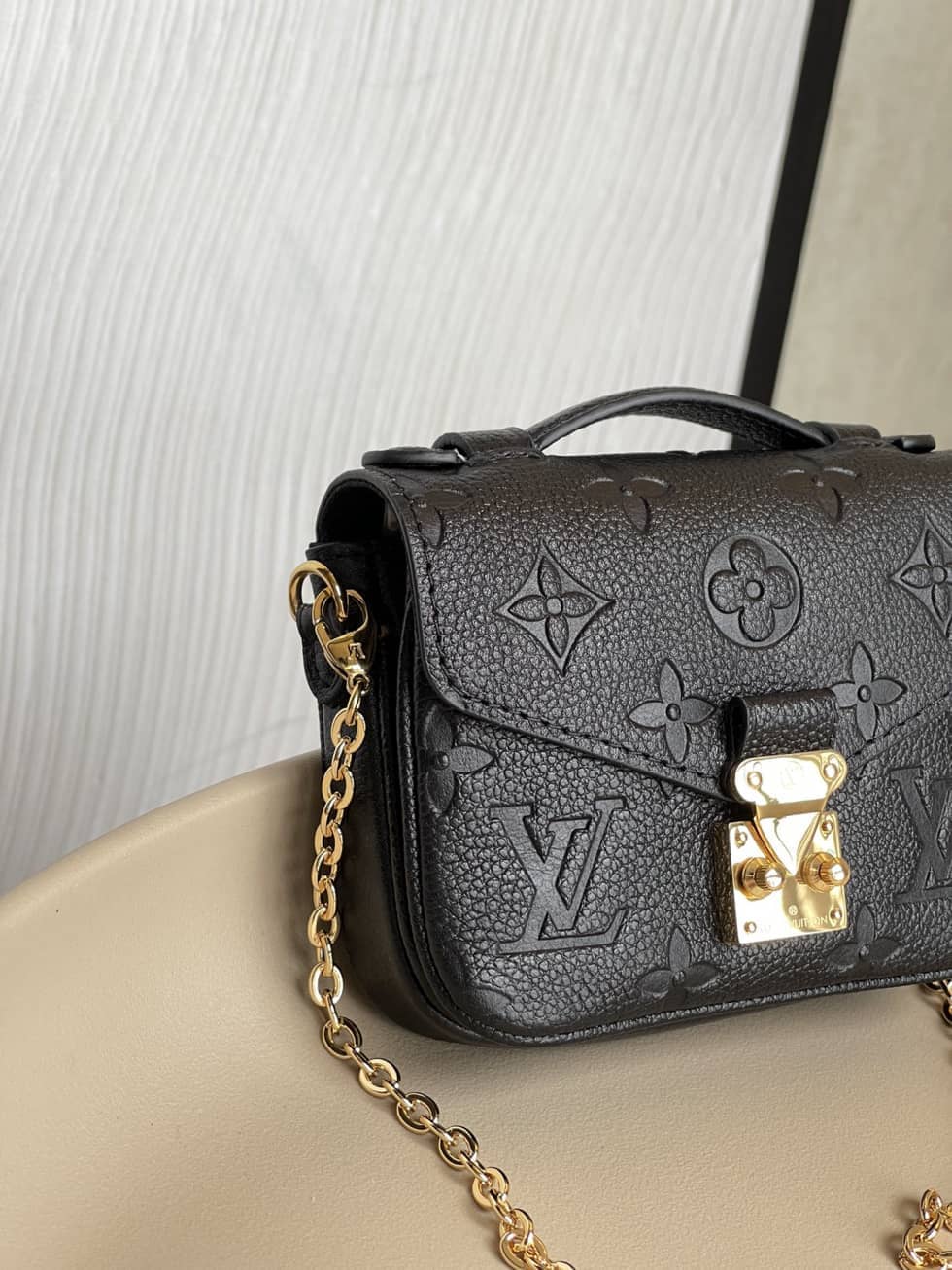 Louis Vuitton Micro Métis Monogram Empreinte Leather 2WAY Chain M81389 Replica Crossbody Bag