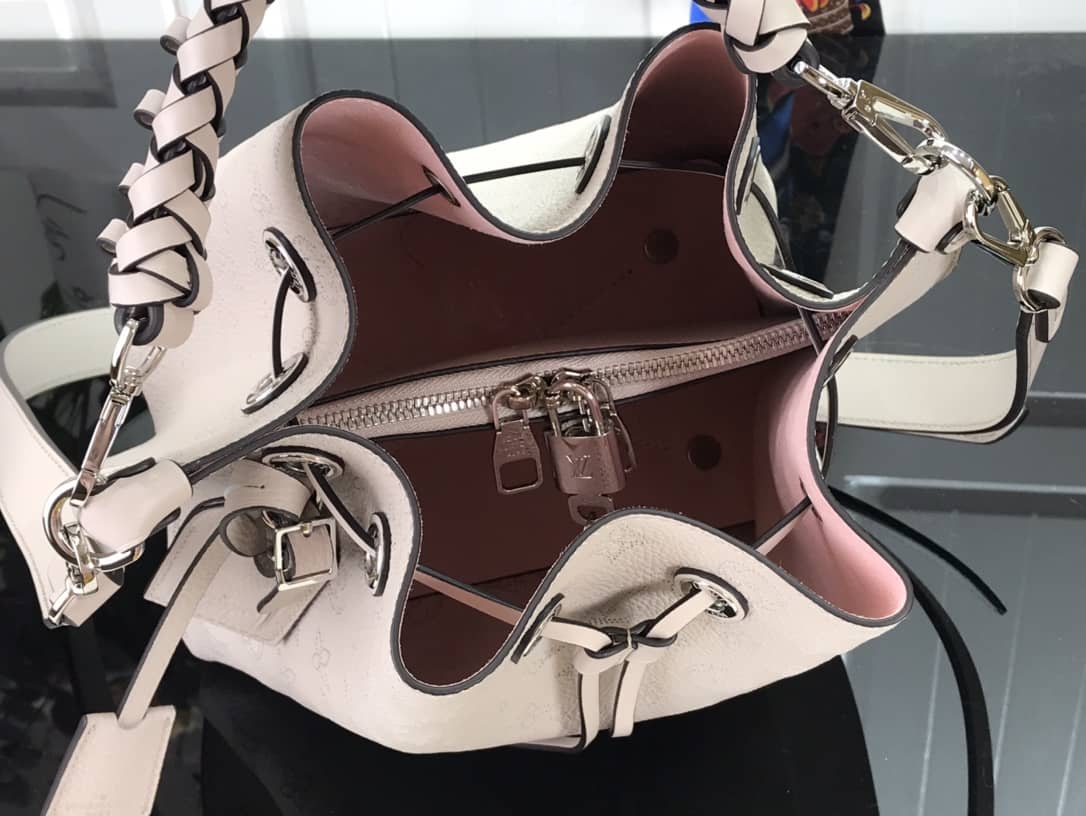 Louis Vuitton Mahina Muria Replica Handbag Gray M55801