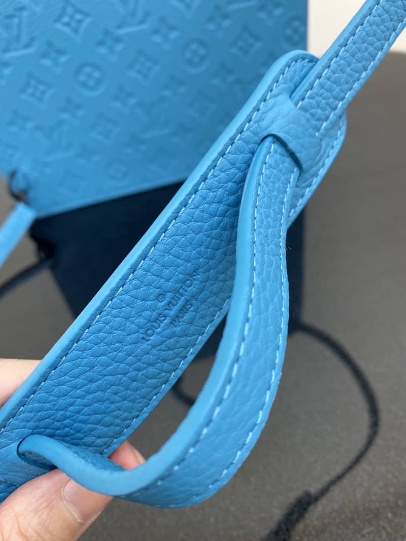 Louis Vuitton Sac Plat Messenger Bag Replica Blue M55891