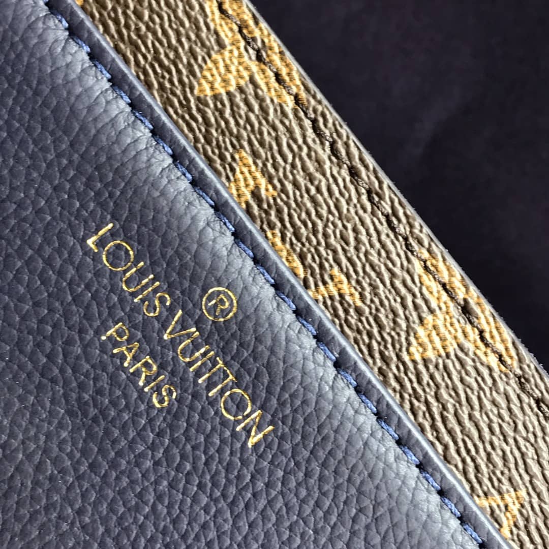Louis Vuitton Monogram Canvas Victoire Chain Bag Replica Blue M41731
