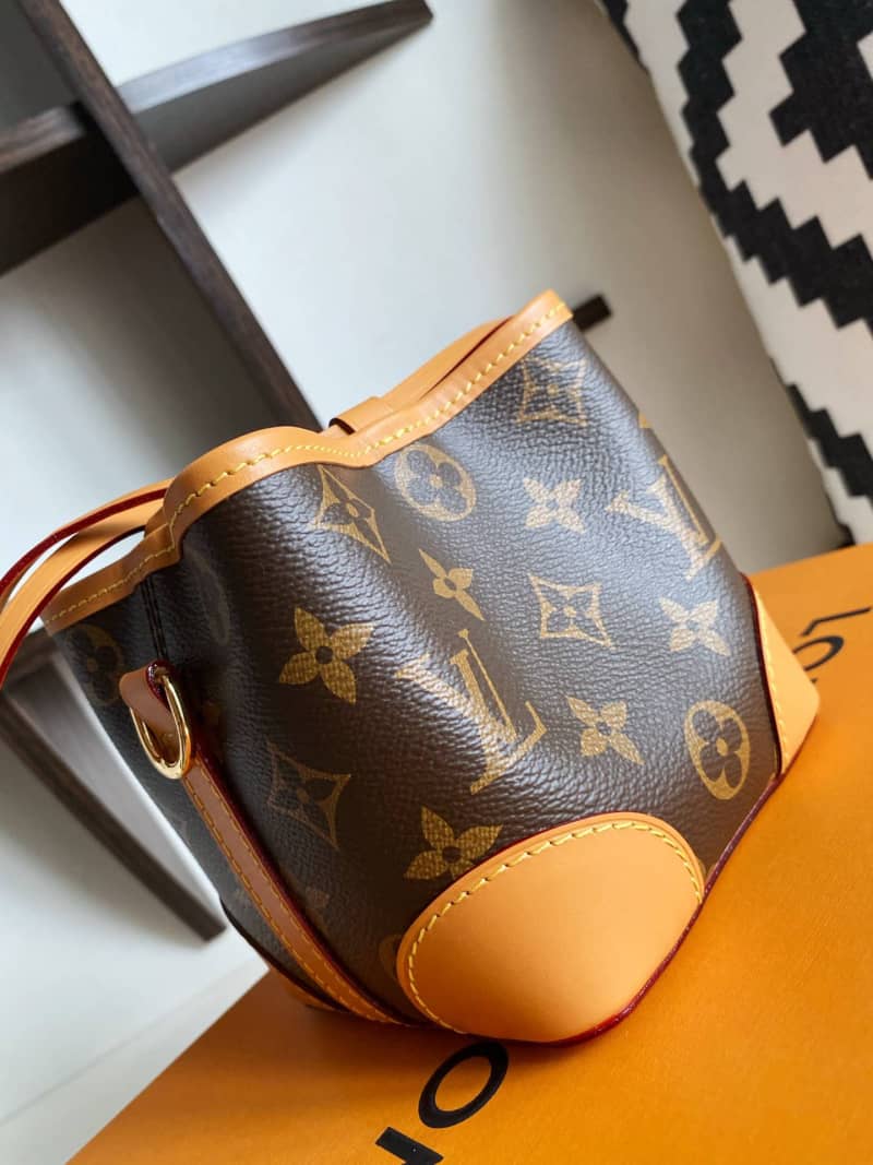 Louis Vuitton Monogram Coated Canvas Replica Crossbody Bag Brown M57099