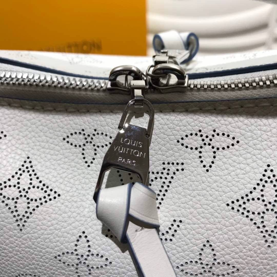Louis Vuitton Beaubourg Hobo MM Mahina Leather Replica White M56073
