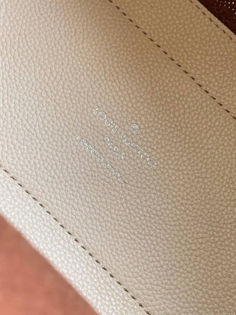 Louis Vuitton Mahina Hina PM Leather Tote Replica Beige M54353