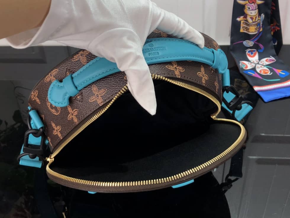 Louis Vuitton Wheel Box Monogram Blue M59706 Replica Crossbody Bag
