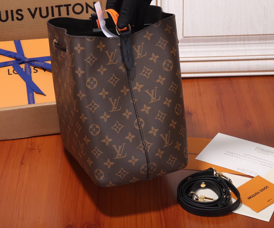 Louis Vuitton Neonoe Replica Bucket Bag Brown M44020