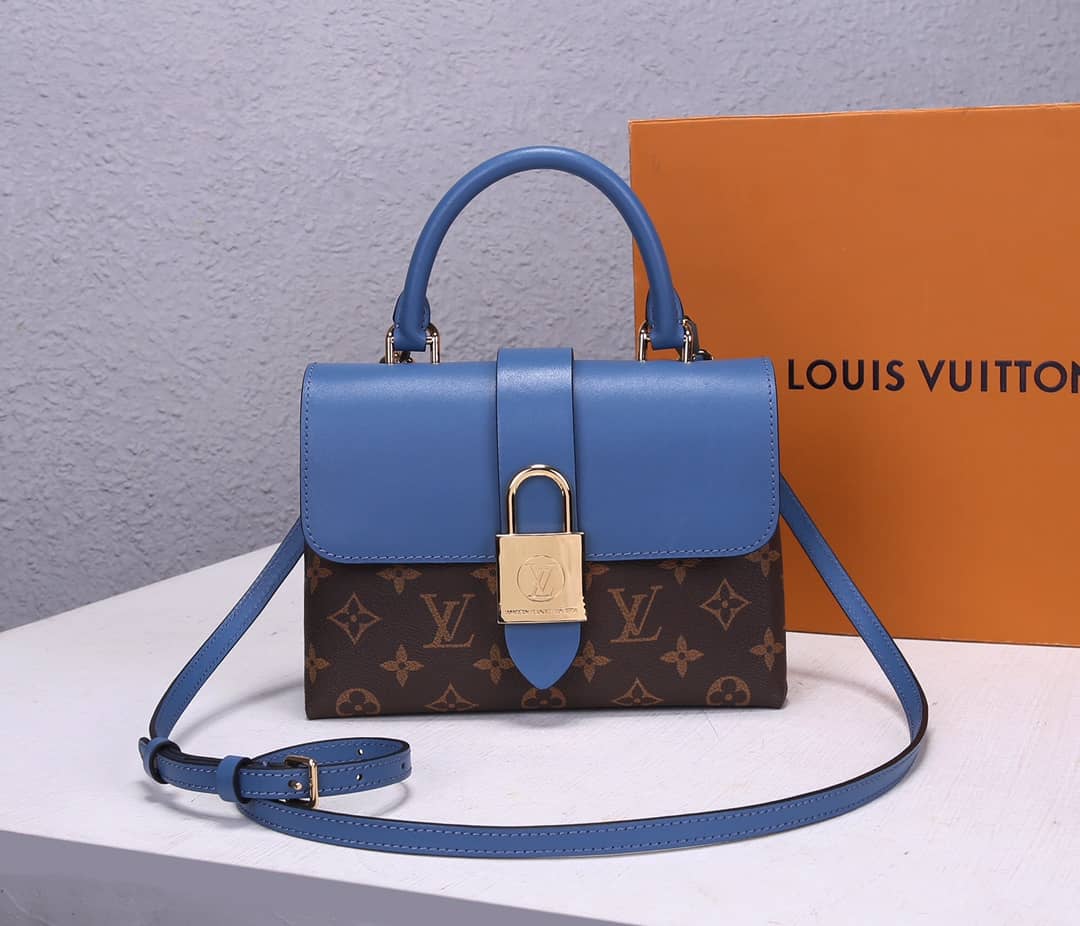Louis Vuitton Locky BB 2way Replica Shoulder Bag Blue M44141