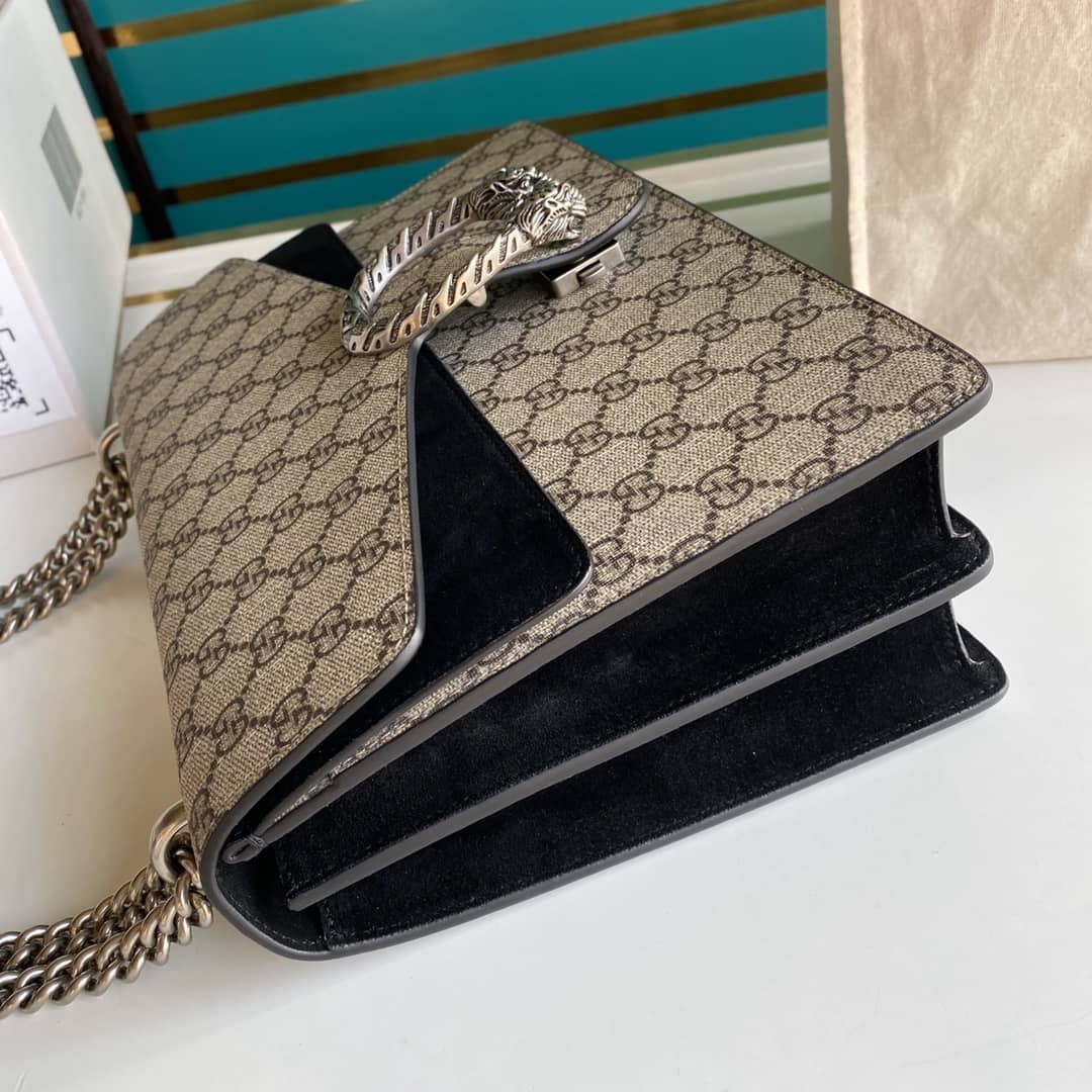 Gucci Dionysus Supreme Monogram Chain Medium Shoulder Bag Replica 403348