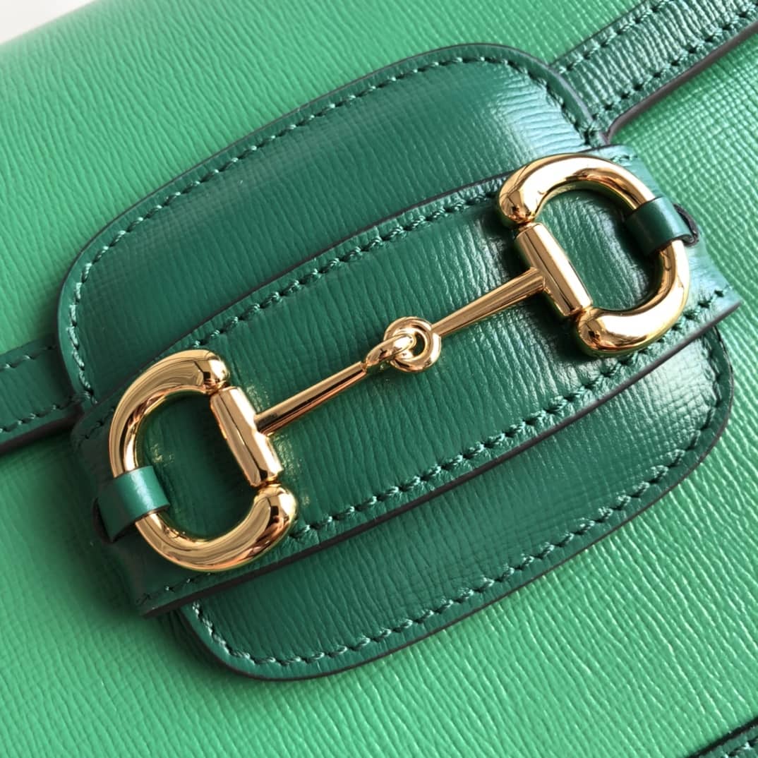 Gucci Horsebit 1955 Shoulder Bag Replica Green 602204