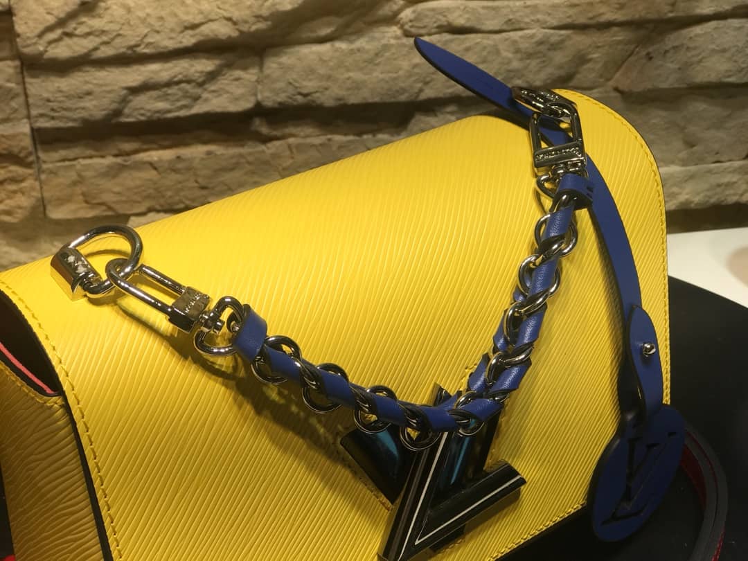 Louis Vuitton Twist MM Bag Yellow M50296 Replica