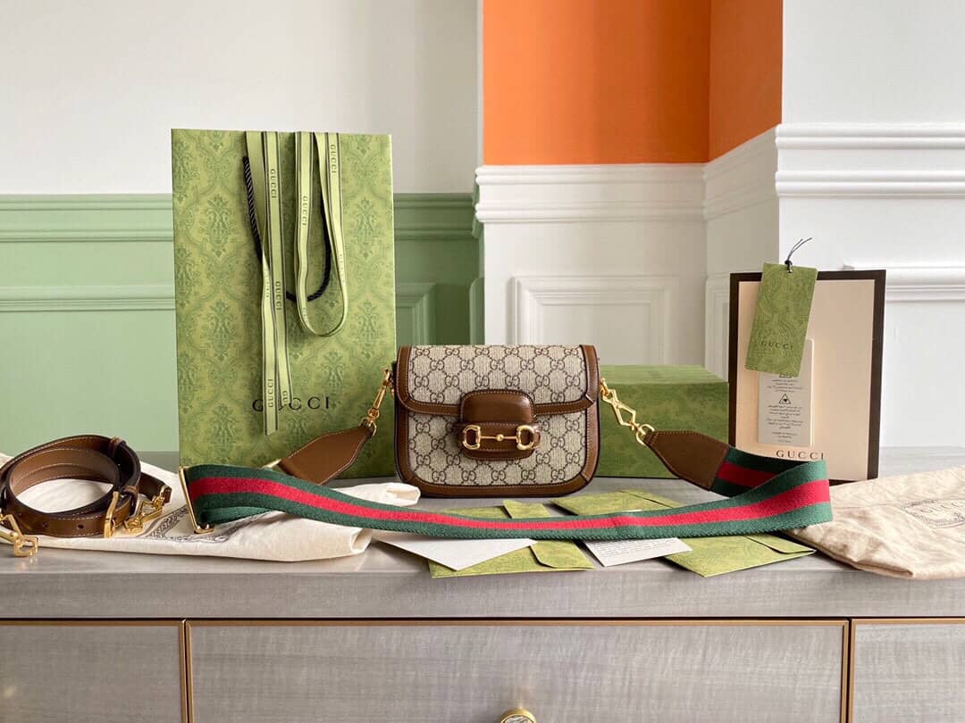 Gucci Horsebit 1955 Mini Bag Replica Brown 658574